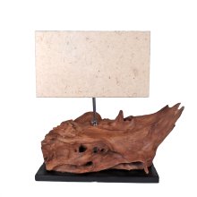 Teak lamp