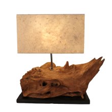 Teak lamp