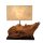 Teak lamp