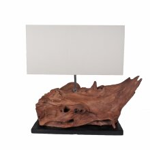 Teak lamp