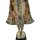 Standing Buddha sculpture, rose/gold/white