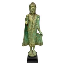 Buddha Figur stehend 142 cm grün