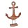 Skulptur Anker auf Ständer 60 cm