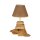Lampe "3 Steine"mit Schirm Dachform