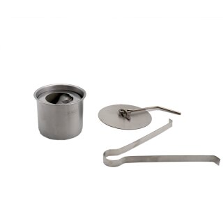 Bioethanol Burner for Tabletop Fires- silver