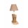 Lampe "Treibholzstamm" mit Lampenschirm in Dachforn