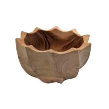 Schale Teakholz 15 cm Welle