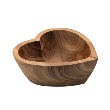 Schale Teakholz " Love" 15 cm