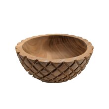 Schale Teakholz "Ananas" 18 cm