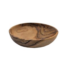 "Cembung" Teak Wood Bowl, 20 cm