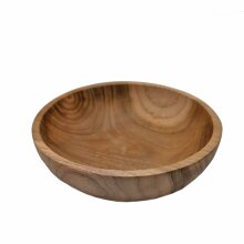 "Cembung" Teak Wood Bowl, 15 cm