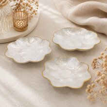 Platten Set "Blume" , 3 teilig