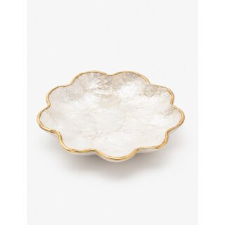 Schale flach " Blume"