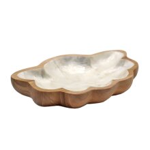 Schale ausTeakholz "Blüte"