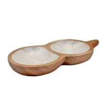 Double Teak Bowl – Tamarine 2