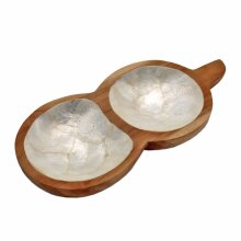 Double Teak Bowl – Tamarine 2