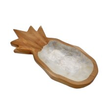 Schale ausTeakholz  "Ananas"