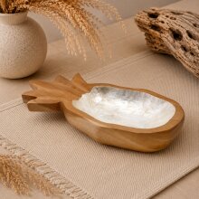 Schale ausTeakholz  "Ananas"