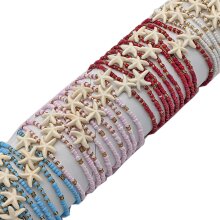 Armbandrolle  Seesternl-Armband farbig,70 x