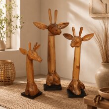 Giraffen Kopf 3er Set  (100,80,60 cm)