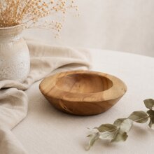 Decorative teak wood bowl