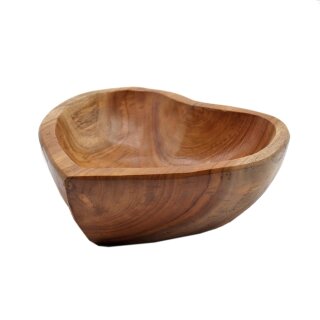 Holz-Schale Herz 20x20x6,5 cm