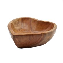 Decorative teak wood bowl