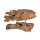 Große Fisch-Skulptur aus massivem Teakholz – ca. 100 cm