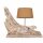 White teak lamp
