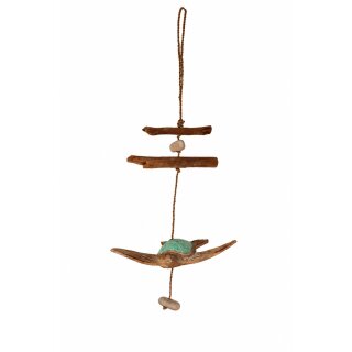Wind chime "Turtle" turquoise