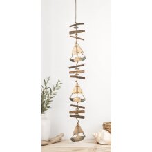 White 3-sailboat wind chime