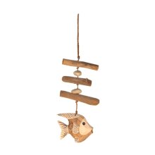 Windspiel 1 Fisch weiß