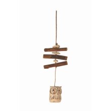Wind Chime 1 Owl White