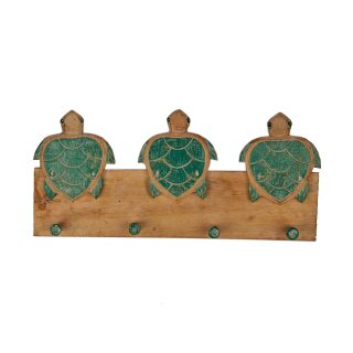 Wandgarderobe mit Schildkrötenmotiv