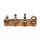 Maritime Wandgarderobe aus Holz mit 4 Haken – Küstenflair für Ihr Zuhause