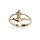 Ring "Anker", 925er Silber, goldfarben, in verschiedenen Größen