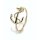 Ring "Anker", 925er Silber, U 55 mm, goldfarben