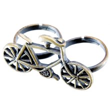 Ring "Fahrrad", Zweifingerring, flexible...