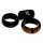 Ring aus Achat, dunkel, 9 mm breit, in verschiedenen Farben und Größen sortiert