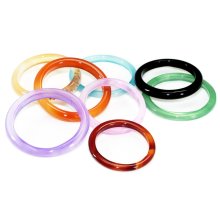 Ring aus Achat, 3 mm breit, in verschiedenen Farben und...