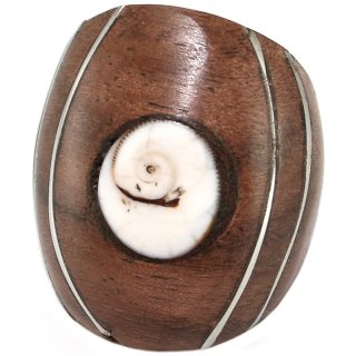 Ring mit Shivaauge, aus Edelstahl, Größen sortiert