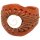 Ring aus Leder mit Shivaauge, Farbe: braun, freie Größe