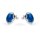Ohrstecker Paar, 925 Silber, 13 x 10 mm, Türkis