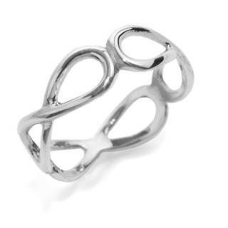 Ring "Infinity", 925er Silber, U 52 mm