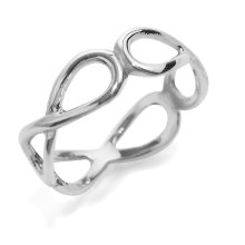 Ring "Infinity", 925er Silber, U 55 mm