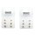Ohrstecker, 3er-Set "Kreuz, Würfel, Stein"