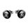 Ohrstecker Paar "Skull", Acryl Ø: 10 mm