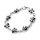 Armband "Lilien" , Edelstahl, Ø: ca. 14 mm, Länge ca. 210 mm