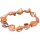 Armband, Perlmutt "orange" Breite: 15 mm