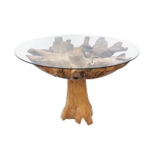 Table with glass top